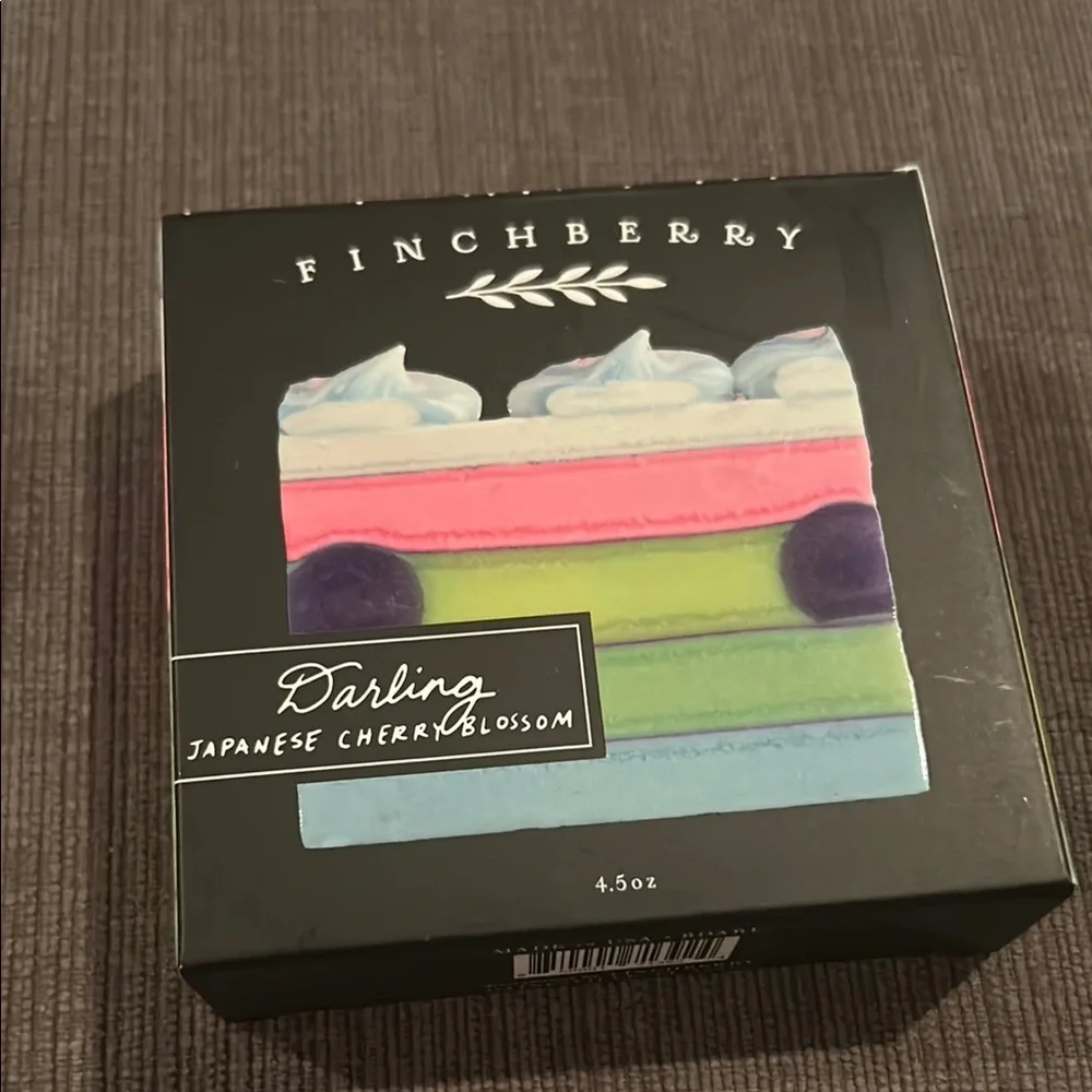Finchberry Darling Japanese Cherry Blossom Soap Bar 4.5oz